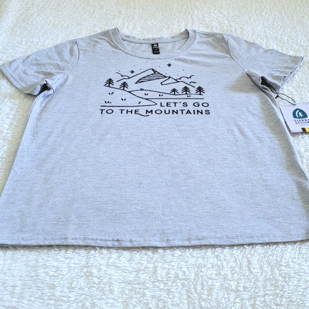 Sierra Designs "Let's Go To The Mountains"⛰️ Graphic Tee👕 - NWT - Picture 11 of 12